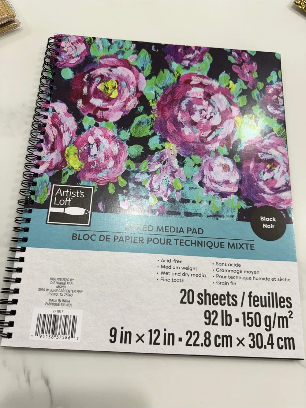 Mixed media pad